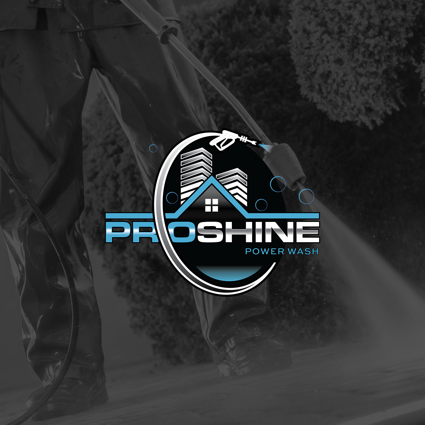 proshine power wash logo design
